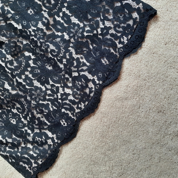 Joe Fresh Lace Mini Skirt Black - Picture 2 of 4